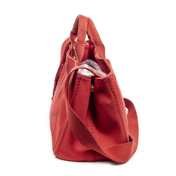 Prada Small Canapa Tote - Picture 3 of 8